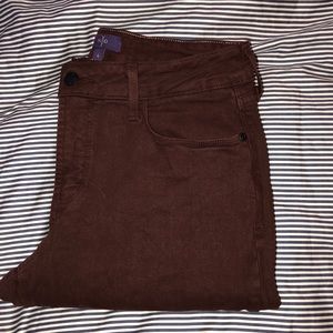 NYDJ maroon jean